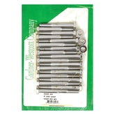Gw, Xr Sportster Rocker Box Bolt Kit. Hex, Chrome Rocker Box Bolt Kits Gardner Westcott
