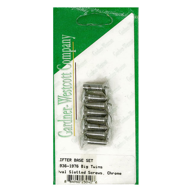 Gw, Tappet Block Mount Kit. Slotted Tapered. Chrome Tappet Block Mount Kits Gardner Westcott