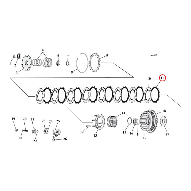 Alto Products Plates,Redeagle,71 83 Xl Clutch Plate Kits Alto Products