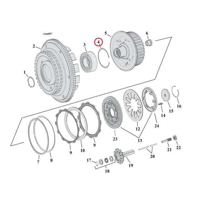 Retaining Ring, Clutch Bearing Retaining Rings Mcs