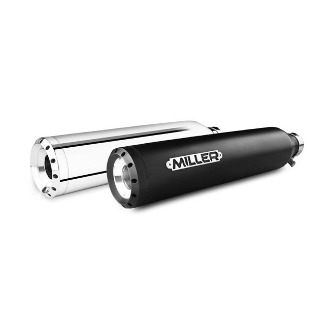 *2 Weeks Extra Transit Time* Miller, Destiny Slip On Mufflers. Euro 5. Matte Black Exhaust Slip-Ons And Mufflers Miller Exhaust