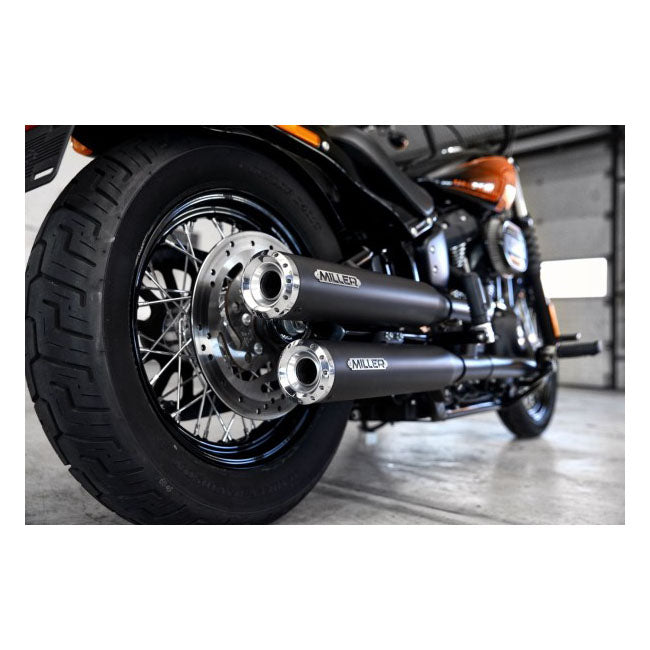 *2 Weeks Extra Transit Time* Miller, Destiny Slip On Mufflers. Euro 5. Matte Black Exhaust Slip-Ons And Mufflers Miller Exhaust