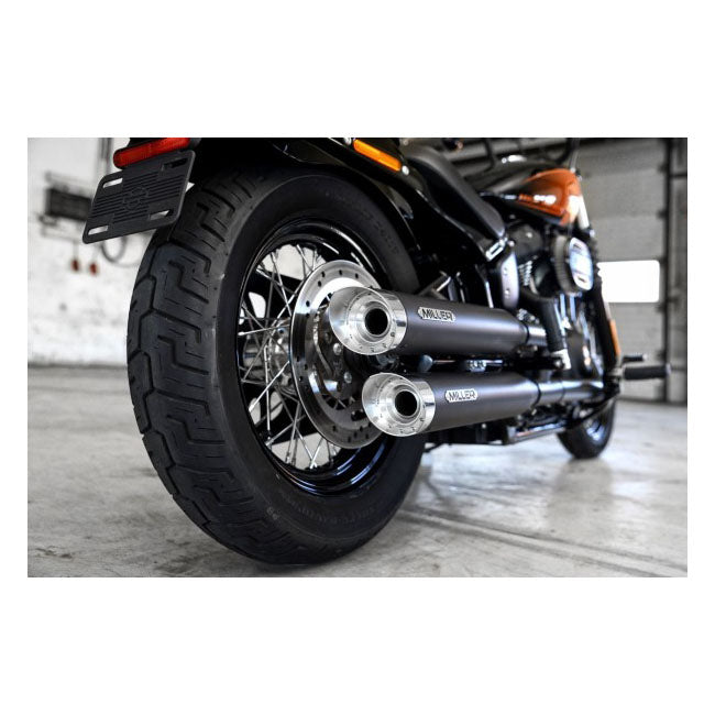*2 Weeks Extra Transit Time* Miller, Destiny Slip On Mufflers. Euro 5. Matte Black Exhaust Slip-Ons And Mufflers Miller Exhaust