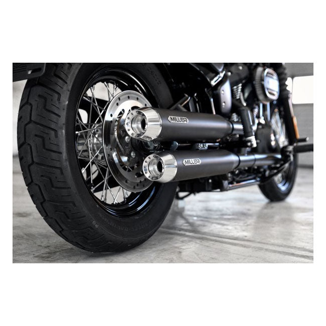*2 Weeks Extra Transit Time* Miller, Destiny Slip On Mufflers. Euro 5. Matte Black Exhaust Slip-Ons And Mufflers Miller Exhaust