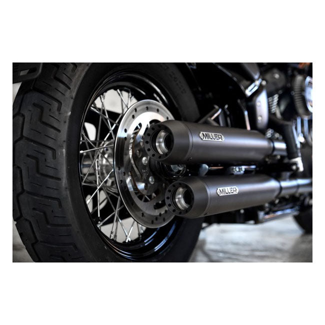 *2 Weeks Extra Transit Time* Miller, Destiny Slip On Mufflers. Euro 5. Matte Black Exhaust Slip-Ons And Mufflers Miller Exhaust