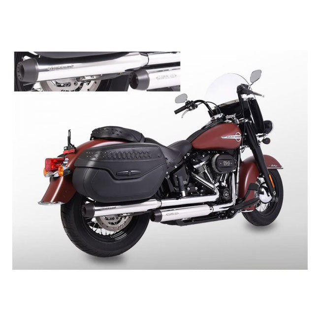 *2 Weeks Extra Transit Time* Miller, Independence Slip On Mufflers. Euro 4. Polished Exhaust Slip-Ons And Mufflers Miller Exhaust