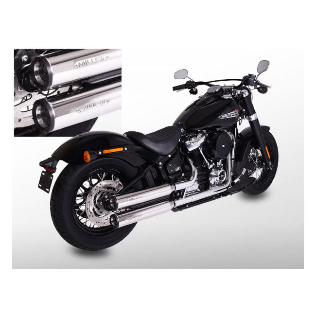 *2 Weeks Extra Transit Time* Miller, Independence Slip On Mufflers. Euro 4. Polished Exhaust Slip-Ons And Mufflers Miller Exhaust