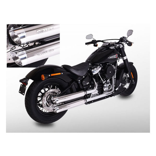 *2 Weeks Extra Transit Time* Miller, Destiny Slip On Mufflers. Euro 5. Polished Exhaust Slip-Ons And Mufflers Miller Exhaust