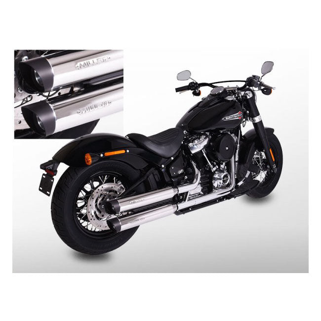 *2 Weeks Extra Transit Time* Miller, Independence Slip On Mufflers. Euro 4. Polished Exhaust Slip-Ons And Mufflers Miller Exhaust