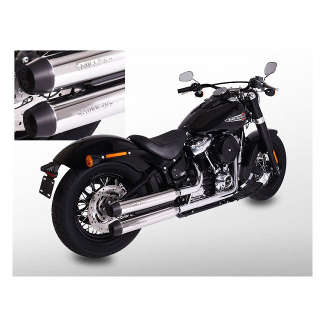 *2 Weeks Extra Transit Time* Miller, Independence Slip On Mufflers. Euro 4. Polished Exhaust Slip-Ons And Mufflers Miller Exhaust