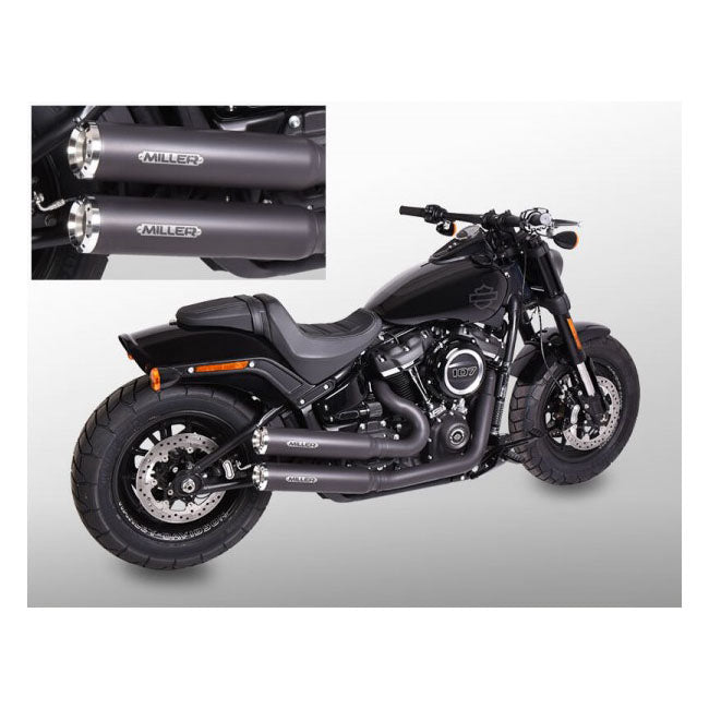 *2 Weeks Extra Transit Time* Miller, Bronco 2 2 Exhaust System. Euro 4. Matte Black Exhaust Slip-Ons And Mufflers Miller Exhaust