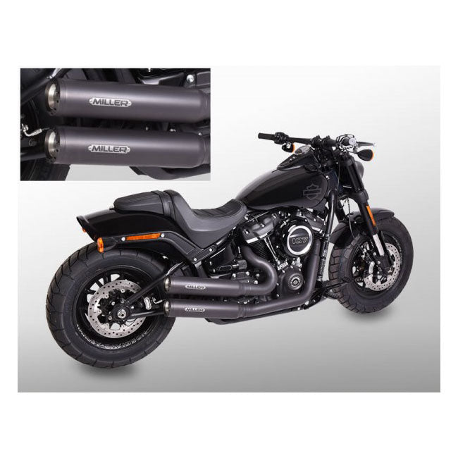*2 Weeks Extra Transit Time* Miller, Bronco 2 2 Exhaust System. Euro 4. Matte Black Exhaust Slip-Ons And Mufflers Miller Exhaust