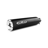 *2 Weeks Extra Transit Time* Miller, Silverado Iii Slip On Mufflers. Euro 4. Matte Black Exhaust Slip-Ons And Mufflers Miller Exhaust