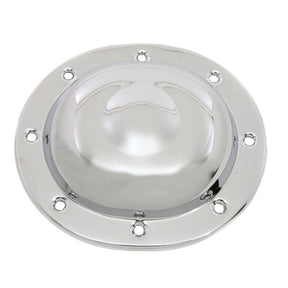 Steel Dimple Derby Cover Chrome Mcs