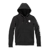 Carhartt Logo Sleeve female hoodie black Hoodies Carhartt