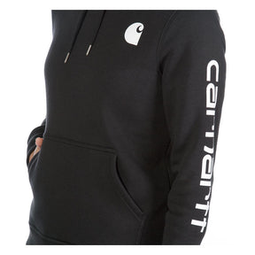 Carhartt Logo Sleeve female hoodie black Hoodies Carhartt