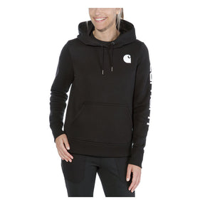 Carhartt Logo Sleeve female hoodie black Hoodies Carhartt