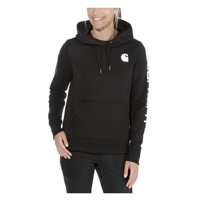 Carhartt Logo Sleeve female hoodie black Hoodies Carhartt