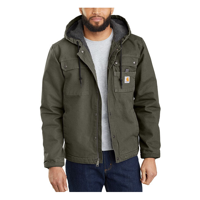 Carhartt Utility sherpa-lined jacket moss Jackets Carhartt