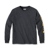 Carhartt Sleeve logo long sleeve carbon heather T-Shirt Long Sleeve Carhartt