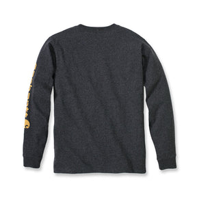 Carhartt Sleeve logo long sleeve carbon heather T-Shirt Long Sleeve Carhartt