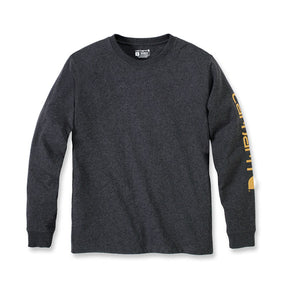 Carhartt Sleeve logo long sleeve carbon heather T-Shirt Long Sleeve Carhartt