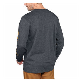 Carhartt Sleeve logo long sleeve carbon heather T-Shirt Long Sleeve Carhartt