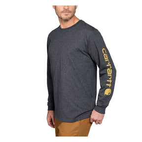 Carhartt Sleeve logo long sleeve carbon heather T-Shirt Long Sleeve Carhartt