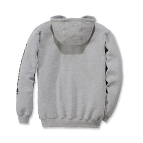 Carhartt Sleeve Logo hoodie gray/black Hoodies Carhartt
