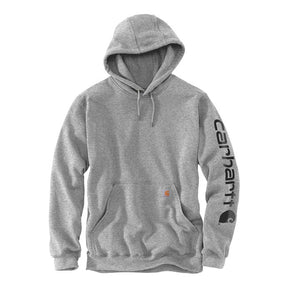 Carhartt Sleeve Logo hoodie gray/black Hoodies Carhartt