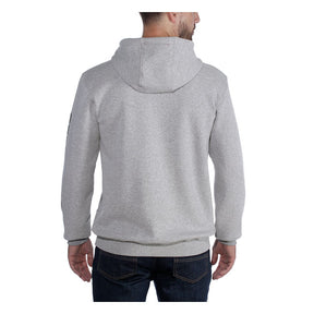 Carhartt Sleeve Logo hoodie gray/black Hoodies Carhartt