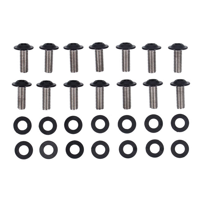Screws4 Bikes, Bolt Kit, Chin Spoiler Builders Fastener Sets Screws4 Bikes