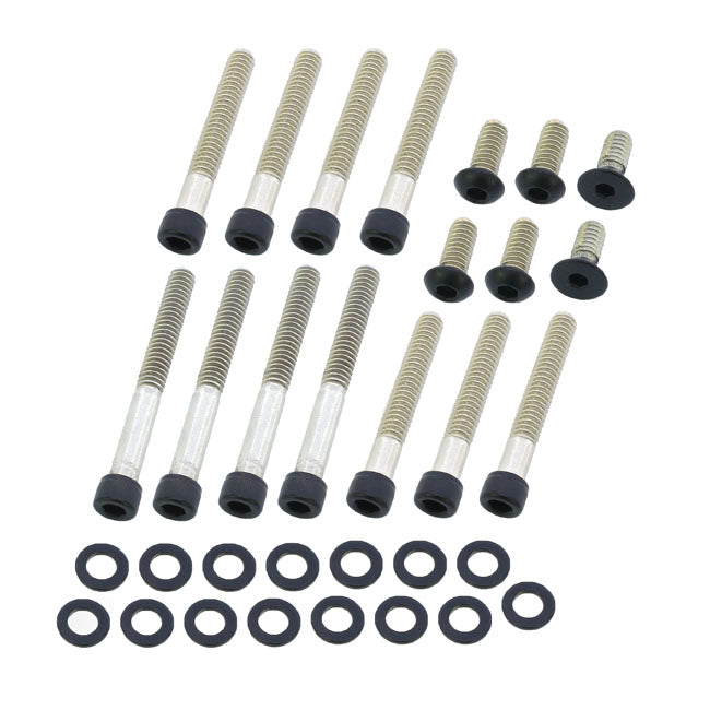 Screws4bikes, Bolt Kit, Primary Cover Builders Fastener Sets Screws4 Bikes