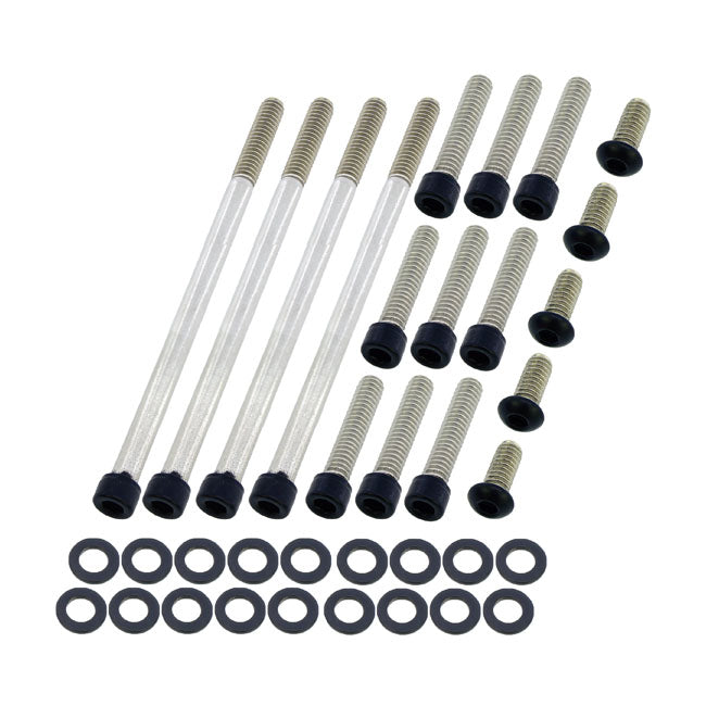 Screws4bikes, Bolt Kit, Primary Cover Builders Fastener Sets Screws4 Bikes