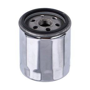 Athena, spin-on oil filter. Chrome Athena