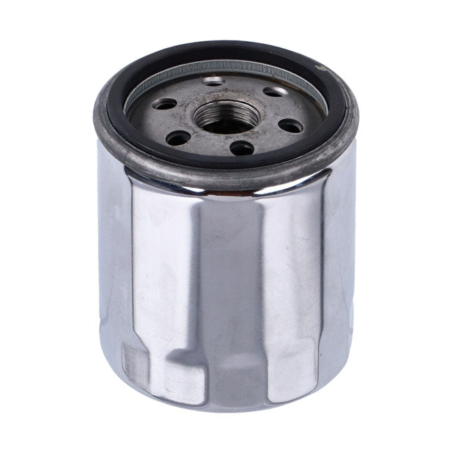Athena, spin-on oil filter. Chrome Athena