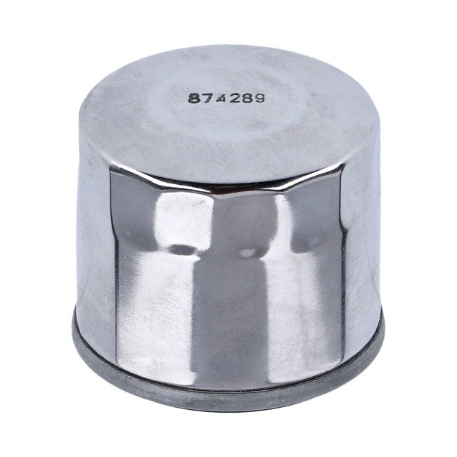 Athena, spin-on oil filter. Chrome Athena