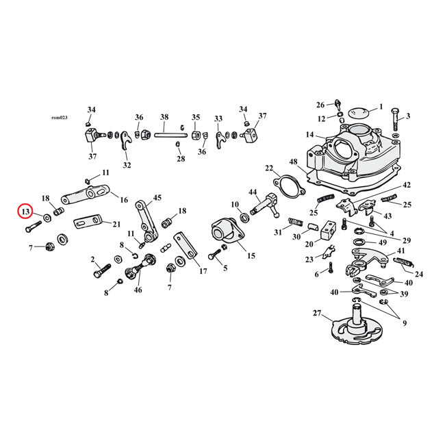 Thrust Washer, Shift Lever / Distributor Shaft Transmission Misc Mcs