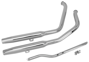 Tapered Drag Pipes Chrome Fxst86 99 Drag Pipe V Twin Mfg
