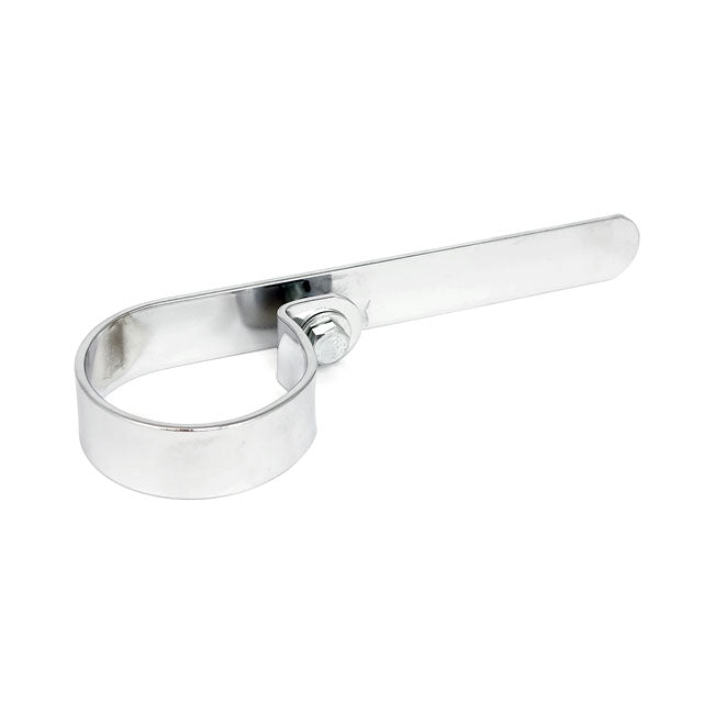Paughco, Muffler P-clamp 2-1/2" chrome Exhaust Mount Parts Paughco