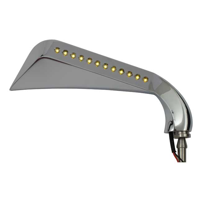 California Led Turn Signal Mirror Set. Chrome Mirrors With Turnsignals Mcs