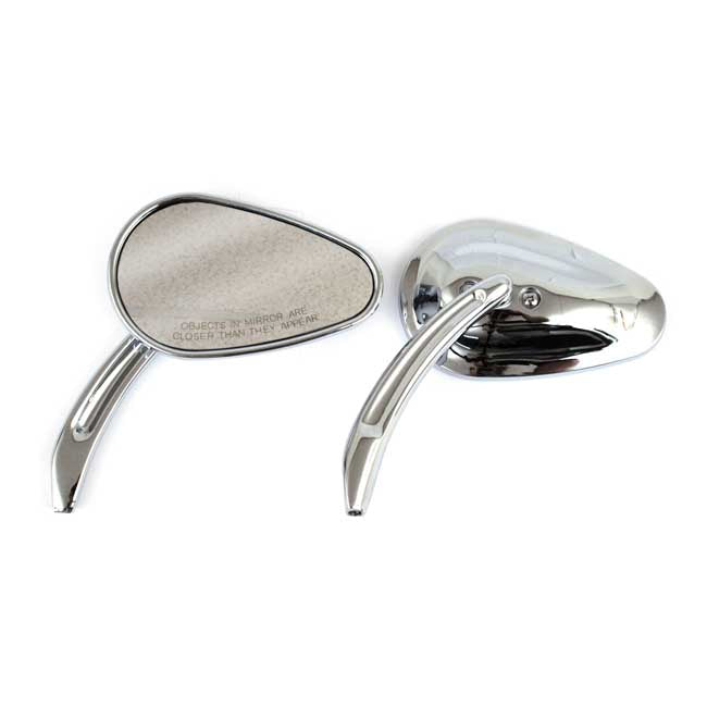 Bullet Mirror Set, With Sculpted Stem Mirrors Mcs
