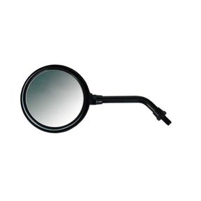 Texas Mirror. Black, Short Stem. Left Side Mirrors Mcs