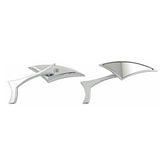 Indiana Chopper Mirror Set. Chrome Mirrors Mcs