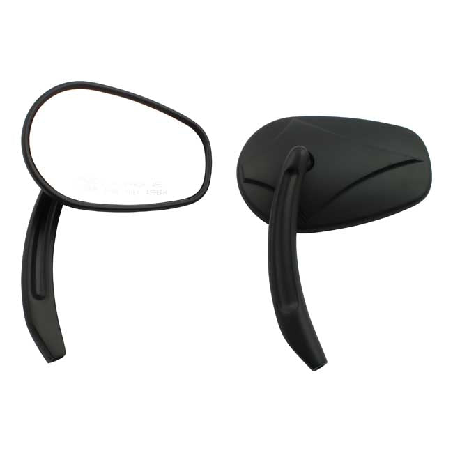 Da Boss Mirror Set. Black Mirrors Mcs
