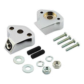Shorty Turn Signal Mount Bracket Set, Rear. Chrome Turn Signals Mounts Mcs