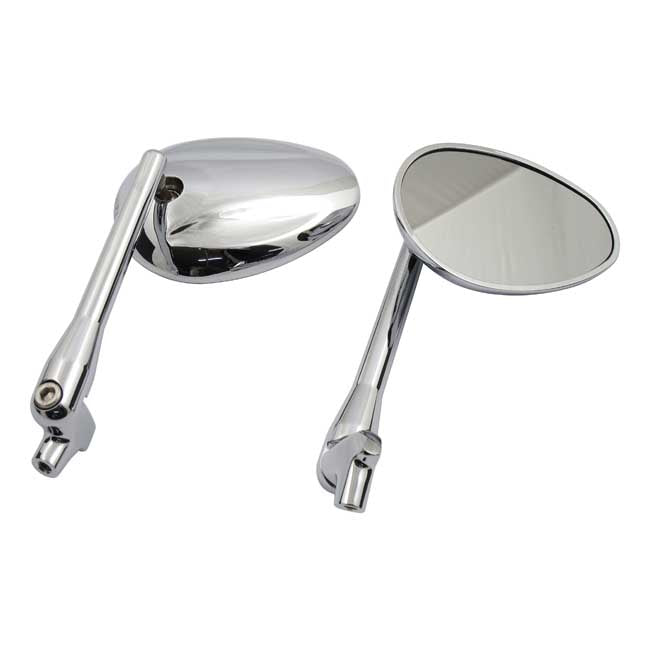 Oval, Rotatable Stem Mirror Set Mirrors Stems Mcs