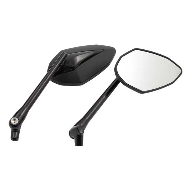 ''Double Deuce'' Mirror Set. Black Head & Stem Mirrors Mcs