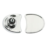 Touring Fairing Mount Mirror Kit. Single Vision, Chrome Mirrors Mcs