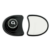 Touring Fairing Mount Mirror Kit. Single Vision, Black Mirrors Mcs
